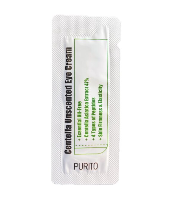 Тестер Крем для повік з центеллою та пептидами без ефірних масел PURITO Centella Unscented Eye Cream 1 g