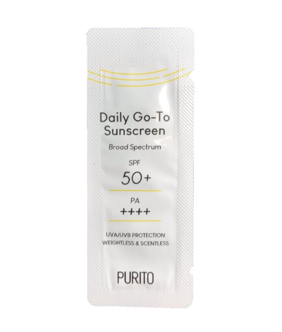 Тестер Сонцезахисний крем PURITO Daily Go-To Sunscreen SPF 50 PA++++ 1 g