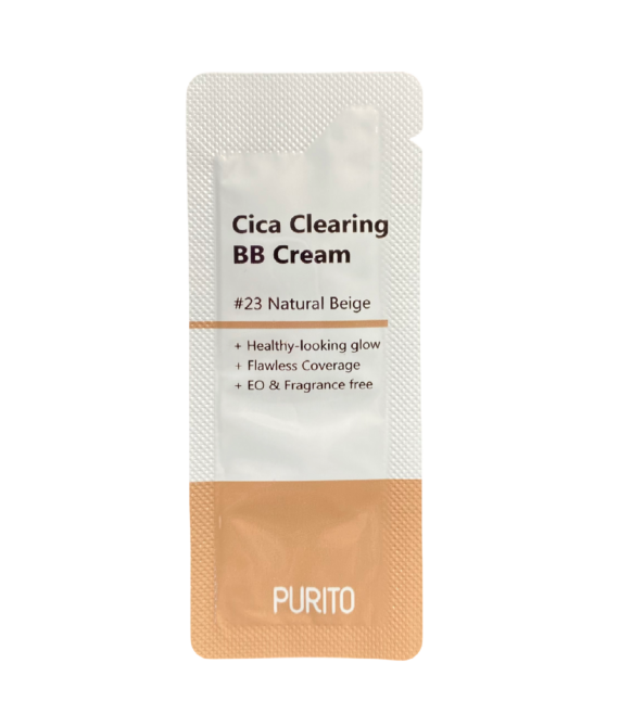Тестер BB-крем з центеллою PURITO Cica Clearing BB Cream #23 Natural Beige 1 g
