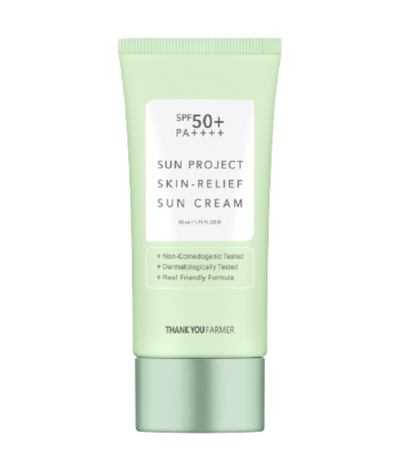 Заспокійливий сонцезахисний крем THANK YOU FARMER Sun Project Skin Relief Sun Cream 50 ml