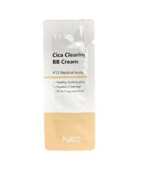 Тестер BB-крем с центеллою Purito Seoul Cica Clearing BB Cream #13 Neutral Ivory 1 g