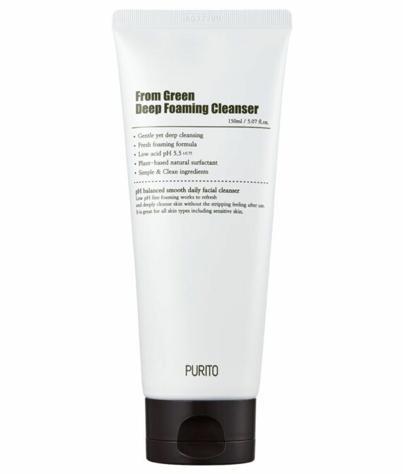 Пінка для глибокого очищення шкіри PURITO From Green Deep Foaming Cleanser 150 ml