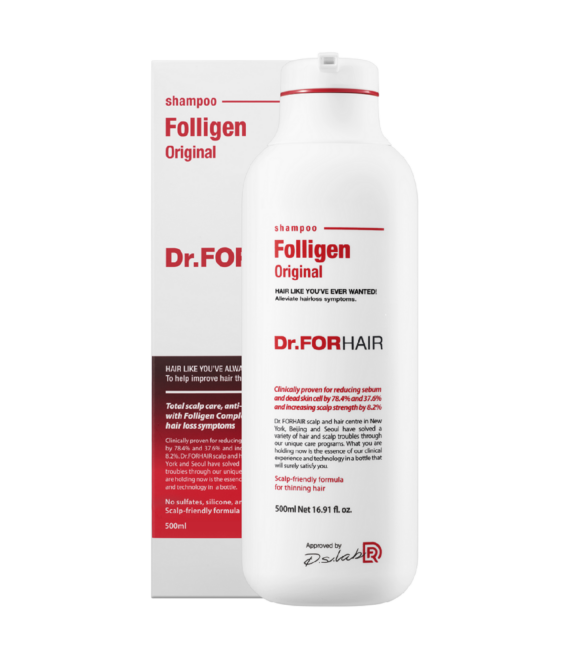 Зміцнюючий шампунь проти випадіння волосся Dr.ForHair Folligen Shampoo 500 ml