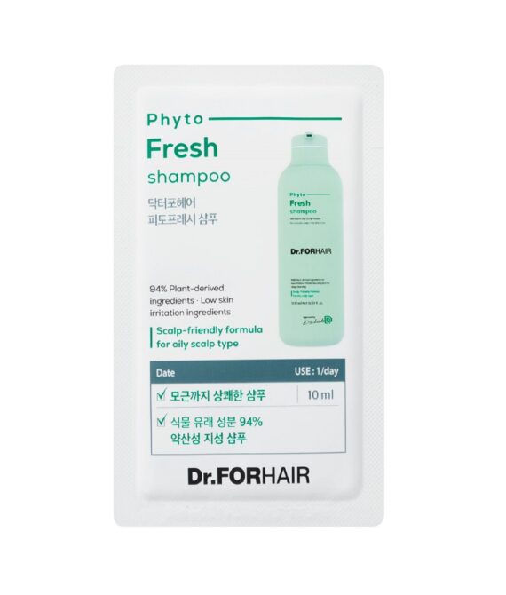Тестер Міцелярний шампунь для жирної шкіри голови Dr.ForHair Phyto Fresh Shampoo 10 ml