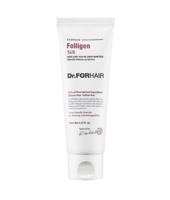 Шампунь для пошкодженого волосся Dr.ForHair Folligen Silk Shampoo 70 ml