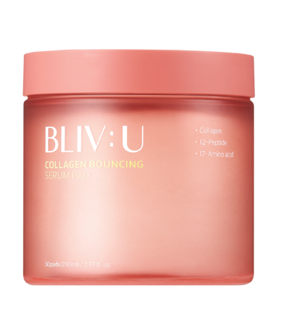 Педи з колагеном BLIV:U Collagen Bouncing Serum Pad 50 pads