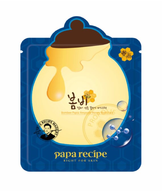 Зволожувальна тканинна маска з пептидами та екстрактом меду Papa Recipe Bombee Pepta Ampoule Honey Mask 25 g