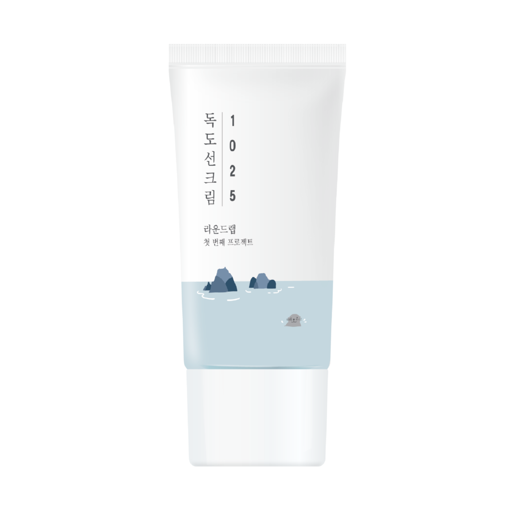 Сонцезахисний крем з морською водою ROUND LAB 1025 Dokdo Sunscreen 50 ml