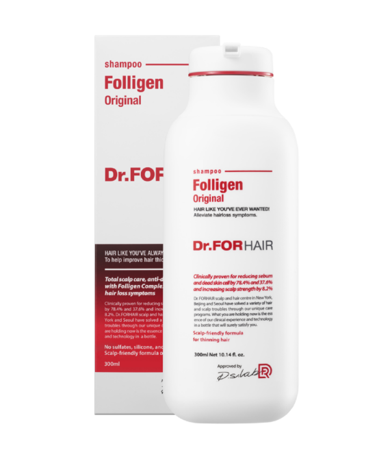Зміцнюючий шампунь проти випадіння волосся Dr.ForHair Folligen Shampoo 300 ml
