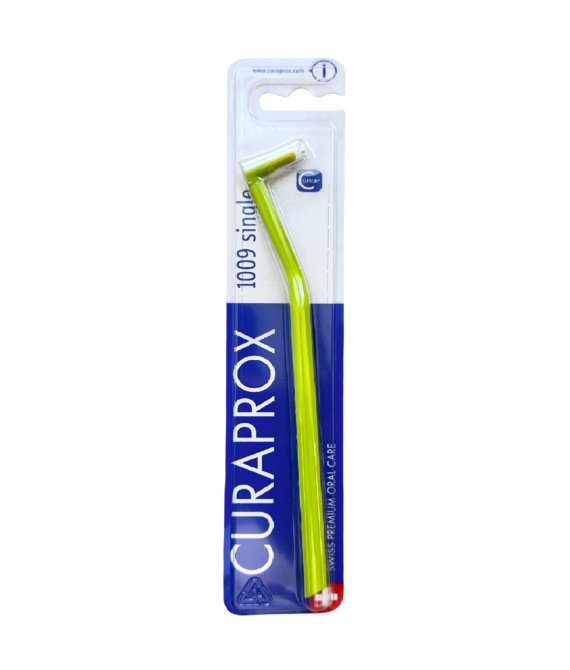 Монопучкова зубна щітка CURAPROX CS 1009 Single & Sulcular Green