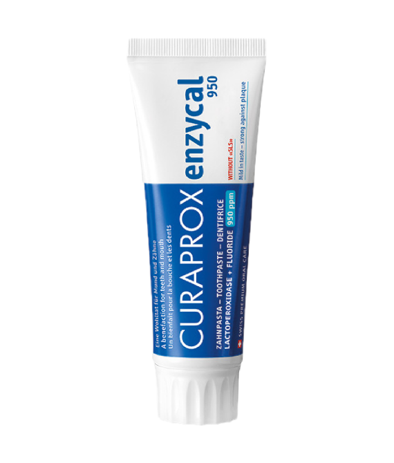 Ферментна зубна паста із вмістом фтору CURAPROX Enzycal Toothpaste 950 75 ml