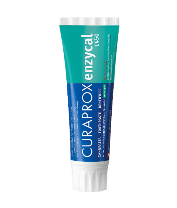 Ферментна зубна паста із вмістом фтору CURAPROX Enzycal Toothpaste 1450 75 ml