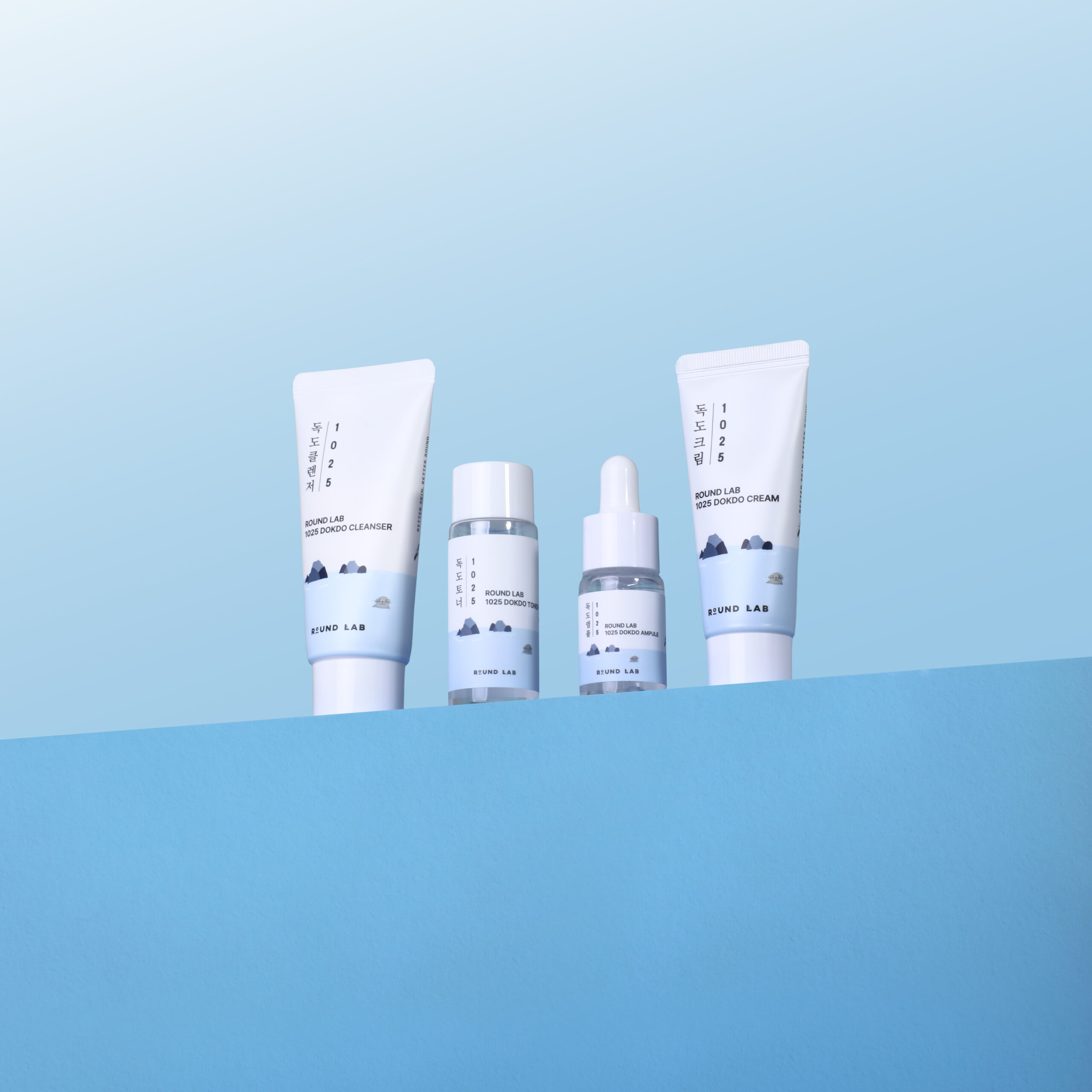 Набір мініверсій засобів з морською водою ROUND LAB 1025 Dokdo Trial Kit - Зображення 3