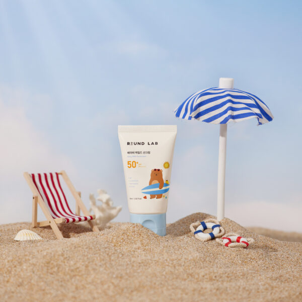 Дитячий сонцезахисний крем ROUND LAB Baby Mild Sunscreen, 60 ml - Зображення 2