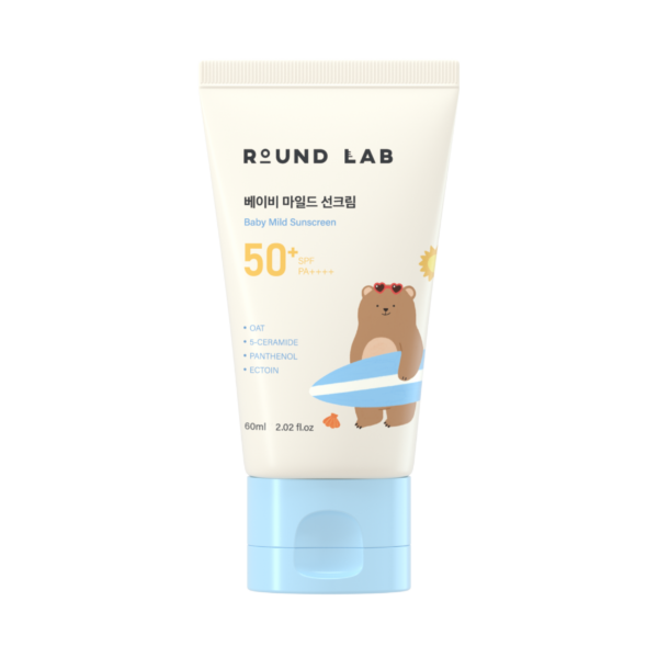 Дитячий сонцезахисний крем ROUND LAB Baby Mild Sunscreen, 60 ml