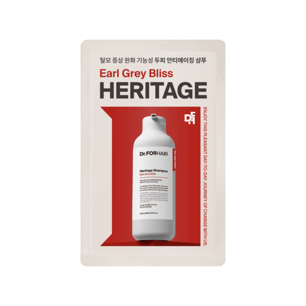 Тестер Шампунь для тонкого волосся Dr.FORHAIR Heritage Shampoo Earl Grey Bliss, 10 ml