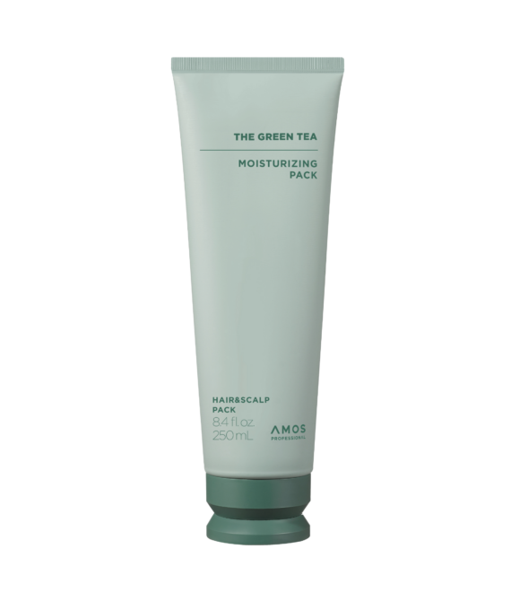 Зволожувальна маска для волосся AMOS Professional The Green Tea Moisturizing Pack, 250 ml