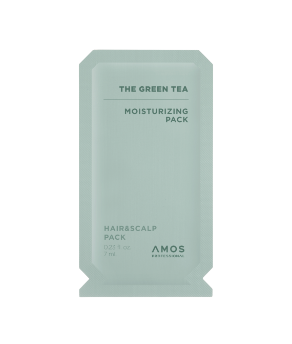 Тестер Зволожувальна маска для волосся AMOS Professional The Green Tea Moisturizing Pack, 7 ml