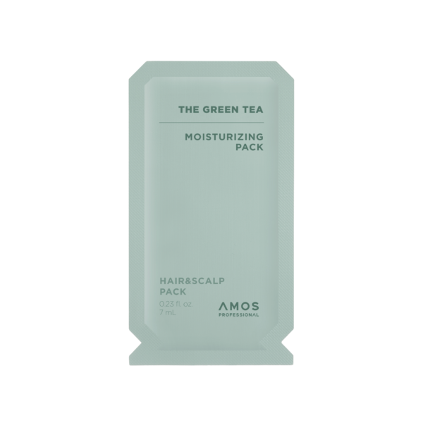 Тестер Зволожувальна маска для волосся AMOS Professional The Green Tea Moisturizing Pack, 7 ml