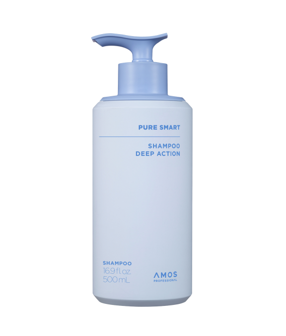 Шампунь проти лупи інтенсивної дії AMOS Professional Pure Smart Shampoo Deep Action, 500 ml