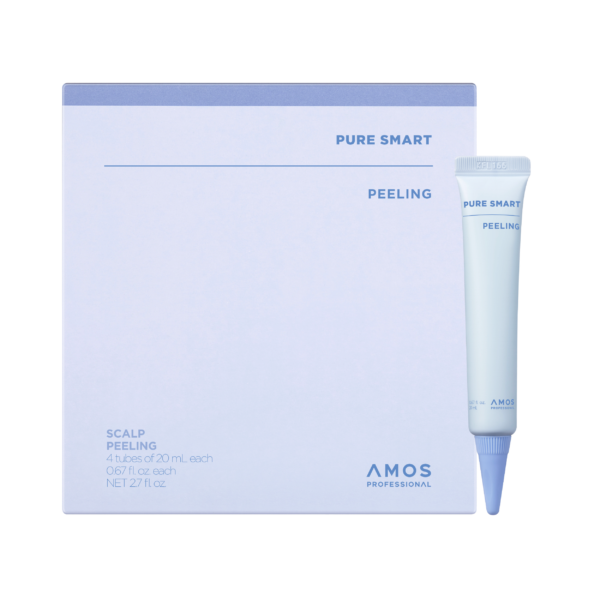 Пілінг-гель для шкіри голови AMOS Professional Pure Smart Peeling, 4x20 ml