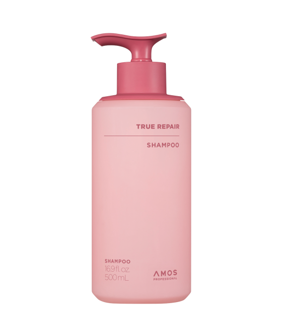 Шампунь для сухого та пошкодженого волосся AMOS Professional True Repair Shampoo, 500 ml
