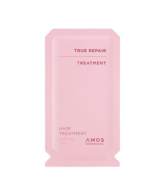 Тестер Живильна маска для сухого та пошкодженого волосся AMOS Professional True Repair Treatment, 7 ml