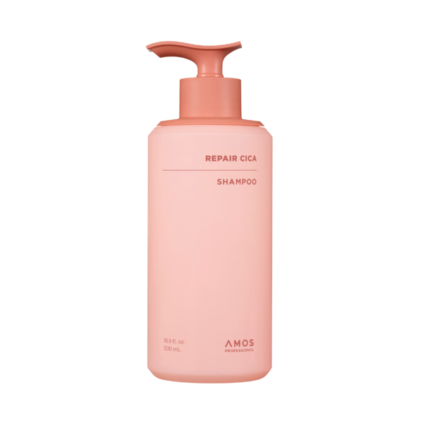 Відновлювальний шампунь для пошкодженого волосся AMOS Professional Repair Cica Shampoo, 500 ml