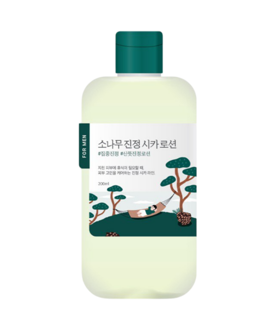 Заспокійливий лосьйон для чоловіків ROUND LAB For Men Pine Calming Cica Lotion, 200 ml