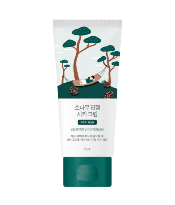 Заспокійливий крем для чоловіків ROUND LAB For Men Pine Calming Cica Cream, 75 ml