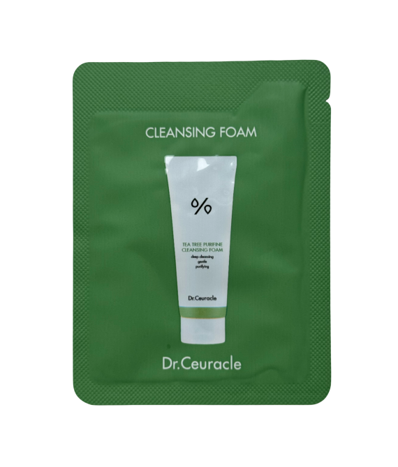 Тестер Гель-пінка для вмивання з екстрактом чайного дерева Dr. Ceuracle Tea Tree Purifine Foam, 2 ml