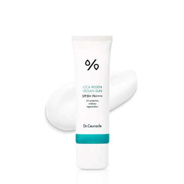 Набір сонцезахисних веганських кремів з центелою Dr.Ceuracle Cica Regen Vegun Sun Set 50 ml + 50 ml - Зображення 2