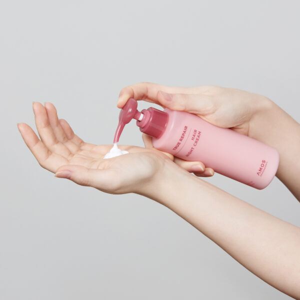 Тестер Нічний незмивний крем для сухого та пошкодженого волосся AMOS Professional True Repair Hair Night Cream, 7 ml - Зображення 2