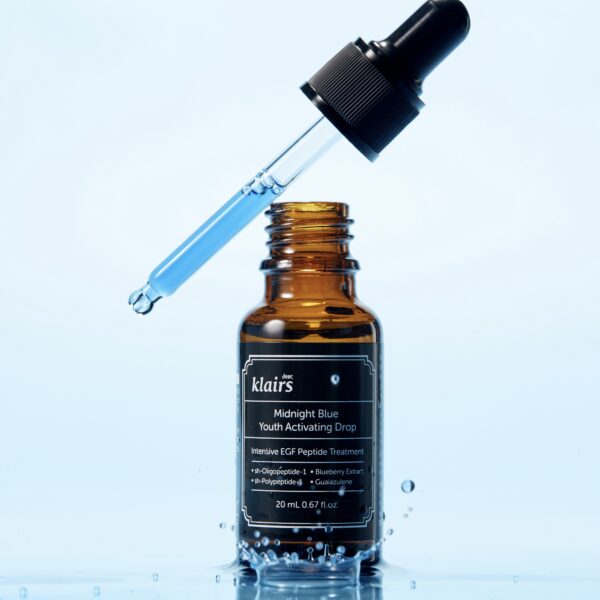Нічна антивікова сироватка DEAR, KLAIRS Midnight Blue Youth Activating Drop, 20 ml - Зображення 2
