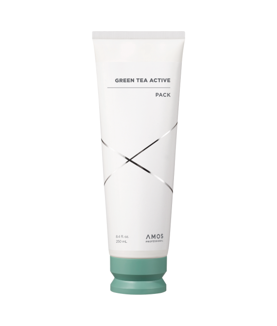 Маска проти випадіння волосся AMOS Professional Green Tea Active Pack, 250 ml