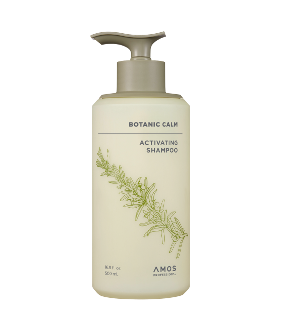 Веганський шампунь для зміцнення волосся AMOS Professional Botanic Calm Activating Shampoo, 500 ml
