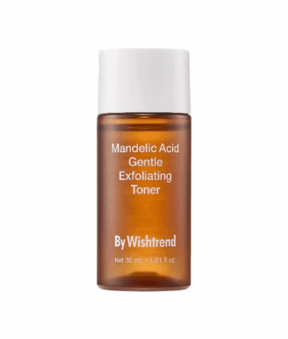 Мініатюра мигдального тонера BY WISHTREND Mandelic Acid Gentle Exfoliating Toner, 30 ml