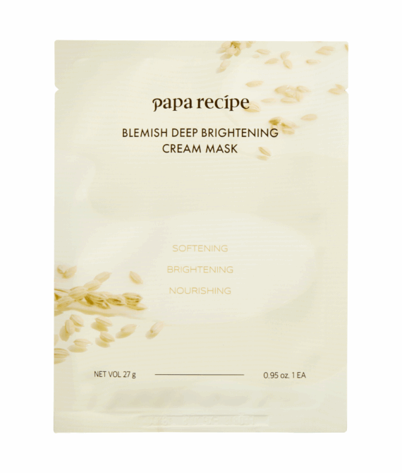 Освітлювальна маска ферментованим рисом і біотиками Papa Recipe Blemish Deep Brightening Cream Mask