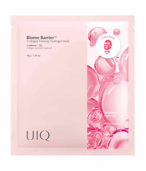 Гідрогелева маска з колагеном UIQ Biome Barrier™ Collagen Firming Hydrogel Mask, 40 g
