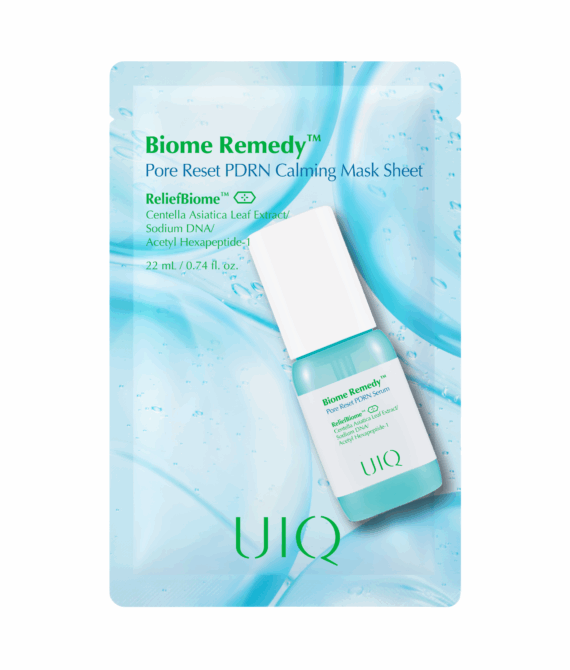 Заспокійлива тканинна маска UIQ Biome Remedy™ Pore Reset PDRN Calming Mask Sheet, 22 ml