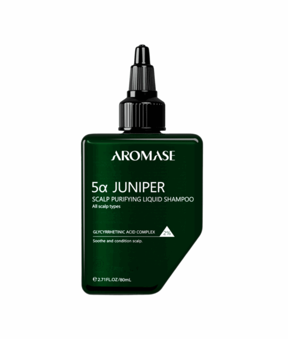 Рідкий пілінг-шампунь для шкіри голови Aromase 5α Juniper Scalp Purifying Liquid Shampoo, 80 ml