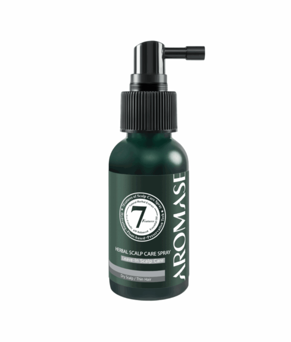 Незмивний лосьйон-спрей для зволоження та комфорту шкіри голови Aromase Herbal Scalp Care Spray, 40 ml