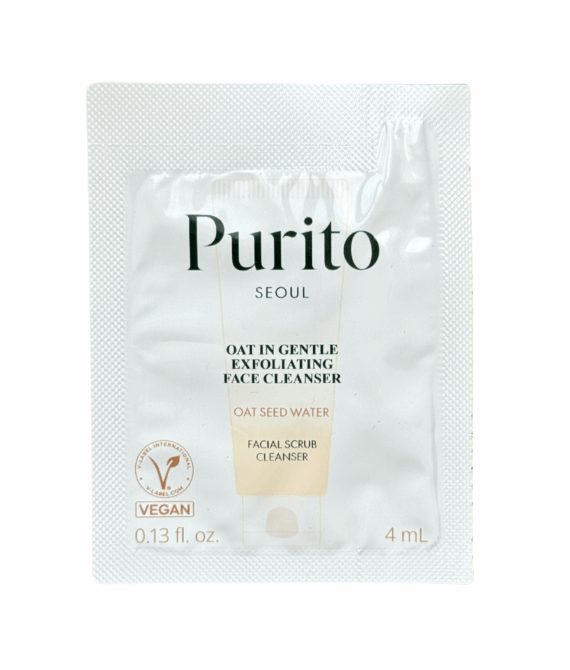 Тестер Маска-пінка для умивання з часточками вівса Purito Seoul Oat In Gentle Exfoliating Face Cleanser, 4 ml