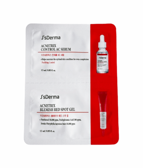 Набір тестерів J’sDerma Acne Kit Sample Pouch 1,5mlx2ea