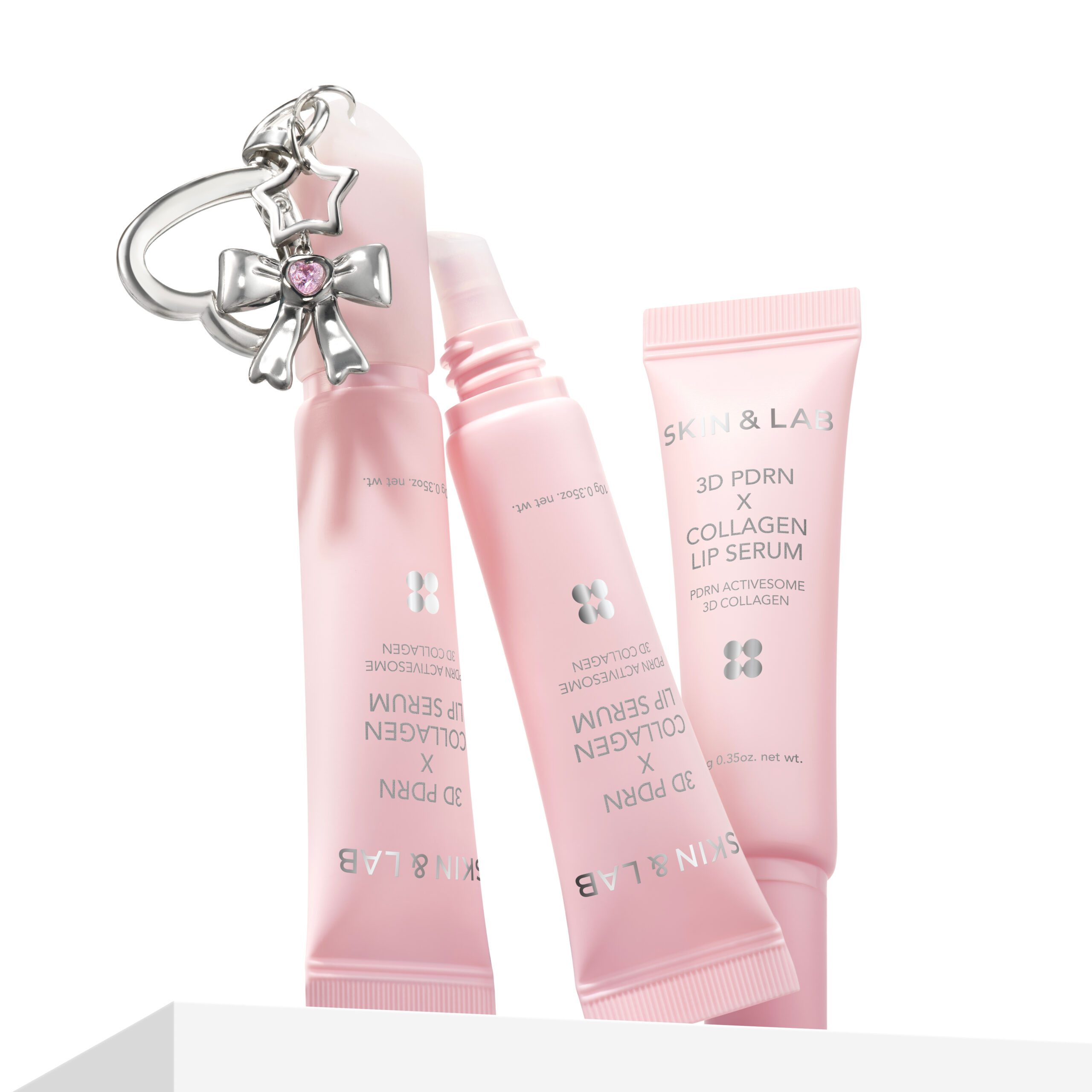 Сироватка для губ з PDRN та колагеном + брелок-тримач SKIN&LAB 3D PDRN × Collagen Lip Serum Set - Зображення 2