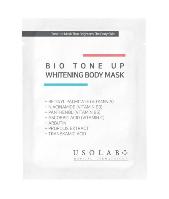Освітлююча маска для тіла USOLAB Bio Tone Up Whitening Body Mask x1 20 ml