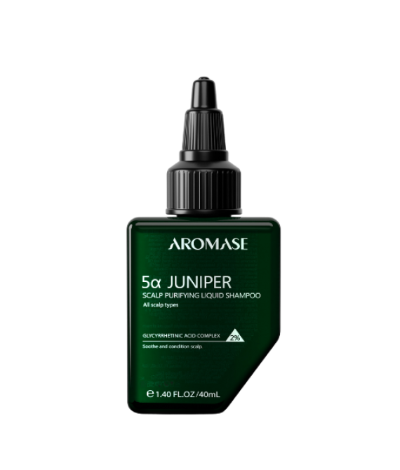 Рідкий пре-шампунь для шкіри голови Aromase 5α Juniper Scalp Purifying Liquid Shampoo, 40 ml
