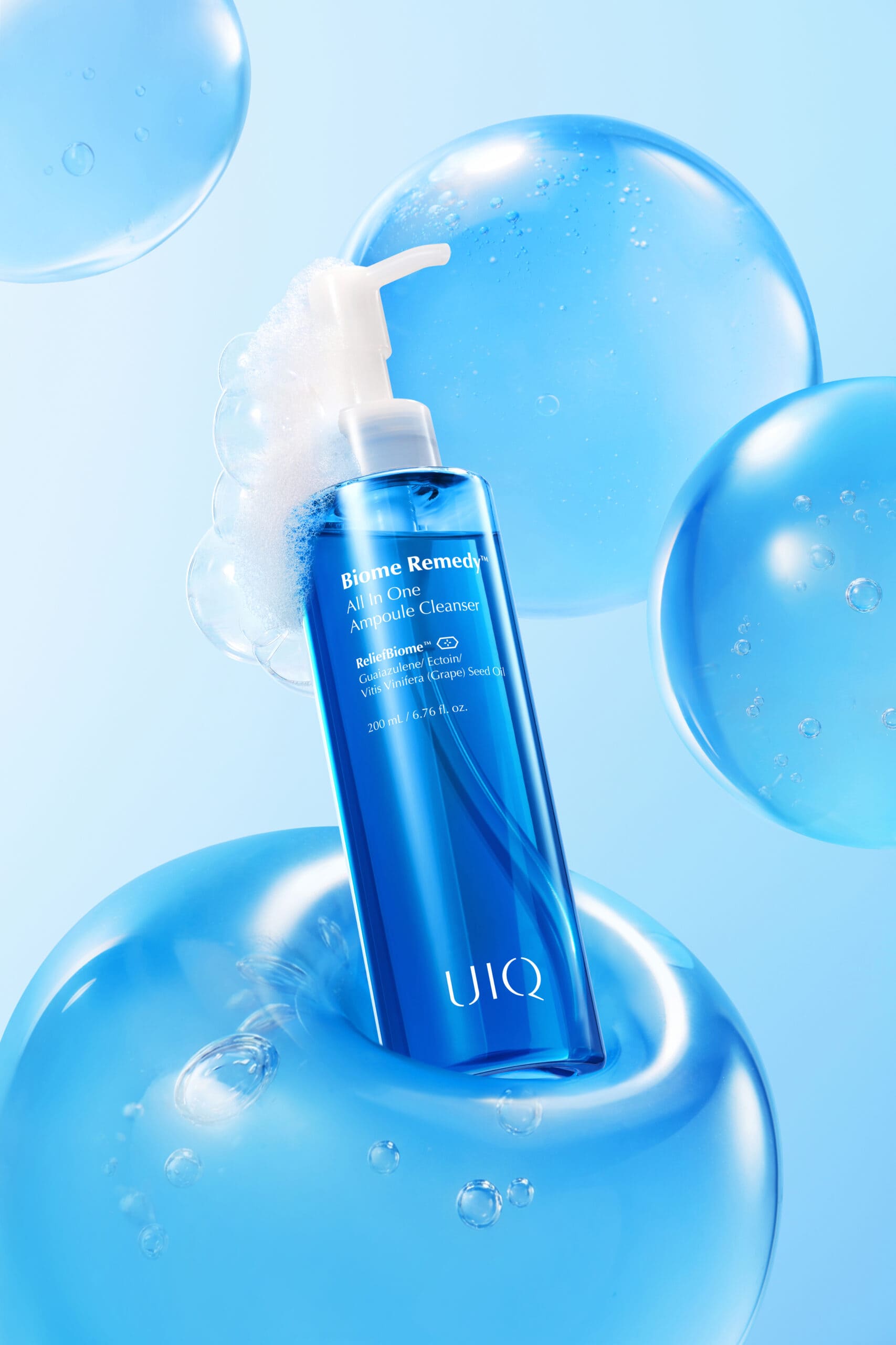 Зволожувальний гель для очищення шкіри UIQ Biome Remedy™ All in